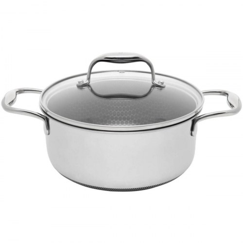 Kohersen gryde med glaslåg, rustfrit stål/aluminium, Ø 20 cm - 2,8 l