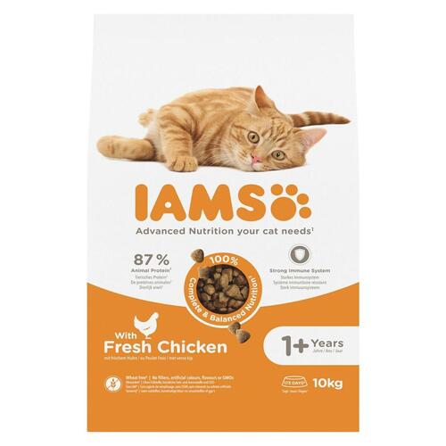 Kattemad IAMS Advanced Nutrition Kylling 10 kg