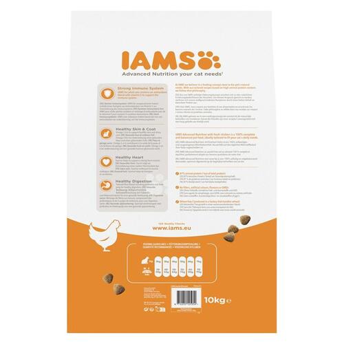 Kattemad IAMS Advanced Nutrition Kylling 10 kg