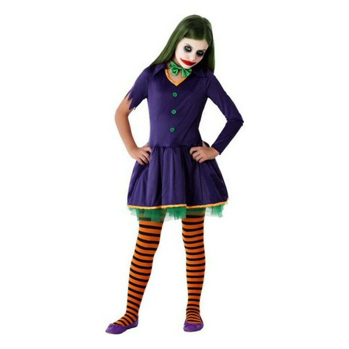 Kostume til børn Joker Mande klovn 7-9 år