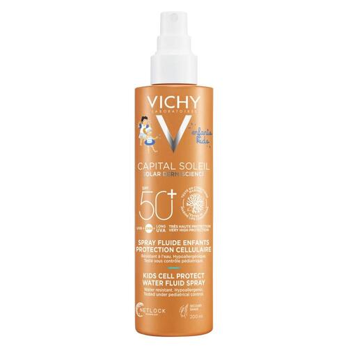Solcreme spray til børn Vichy Capital Soleil Spf 50+ 200 ml