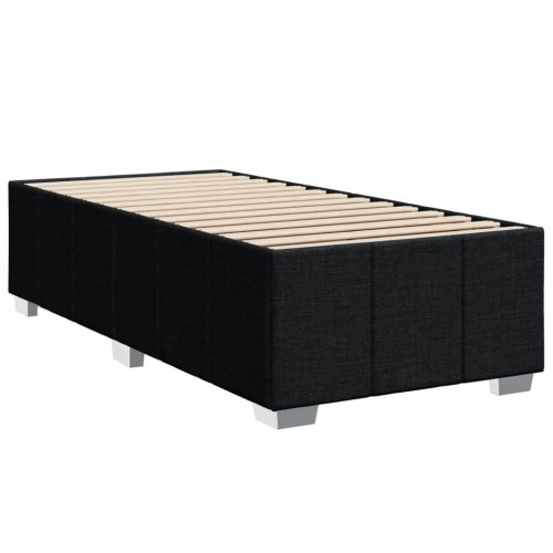 Sengeramme uden madras 80 x 200 cm i stof - sort