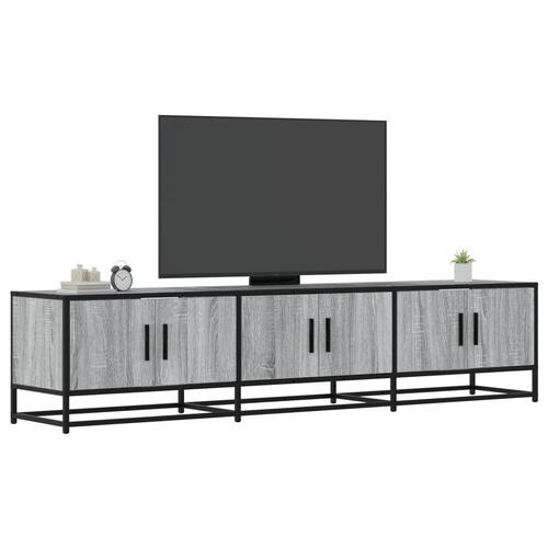 Tv-bord 180x35x41 cm konstrueret træ grå sonoma-eg