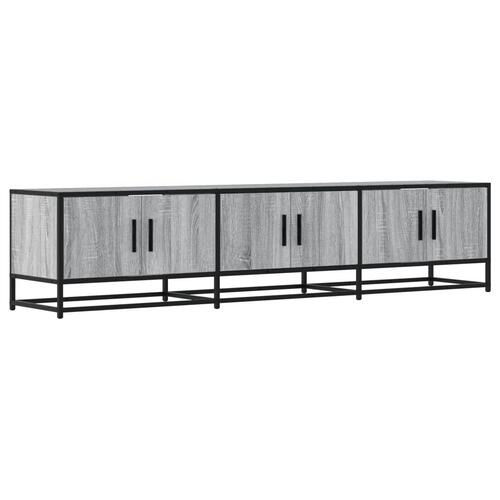 Tv-bord 180x35x41 cm konstrueret træ grå sonoma-eg