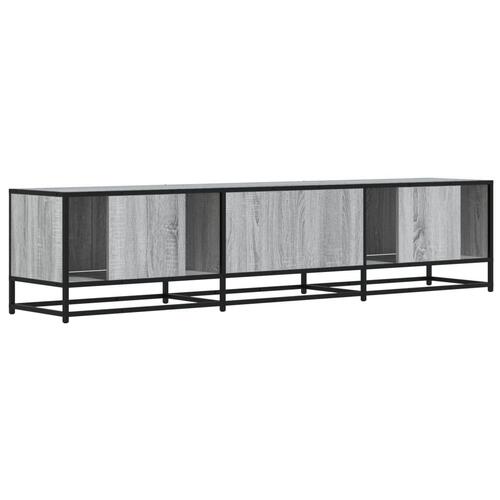 Tv-bord 180x35x41 cm konstrueret træ grå sonoma-eg