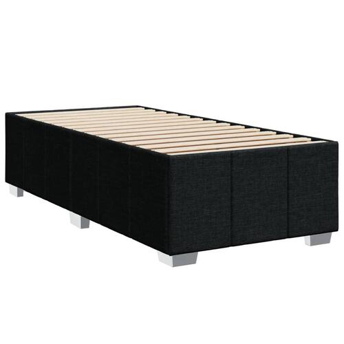 Sengeramme uden madras Sort 100x200 cm Stof