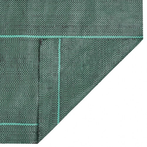 Ukrudtsdug 4 × 100 m - grøn PP, 60 g/m²