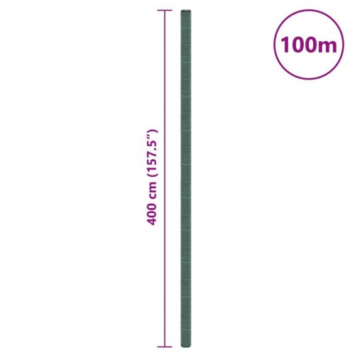 Ukrudtsdug 4 × 100 m - grøn PP, 60 g/m²