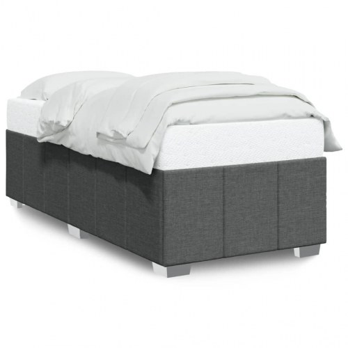 Sengeramme uden madras 80x200 cm stof - mørkegrå