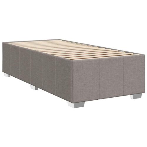 Sengeramme uden madras 90x190 cm stof gråbrun