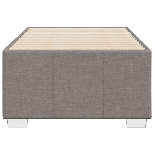 Sengeramme uden madras 90x190 cm stof gråbrun