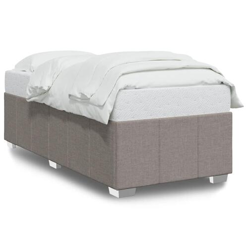 Sengeramme uden madras 90x200 cm stof gråbrun