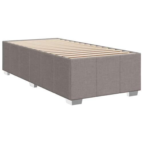 Sengeramme uden madras 90x200 cm stof gråbrun