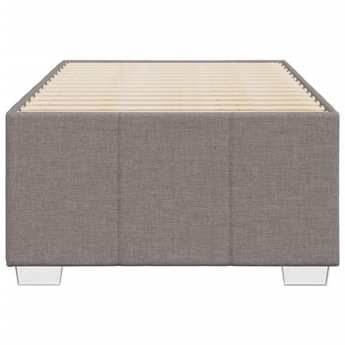 Sengeramme uden madras 90x200 cm stof gråbrun