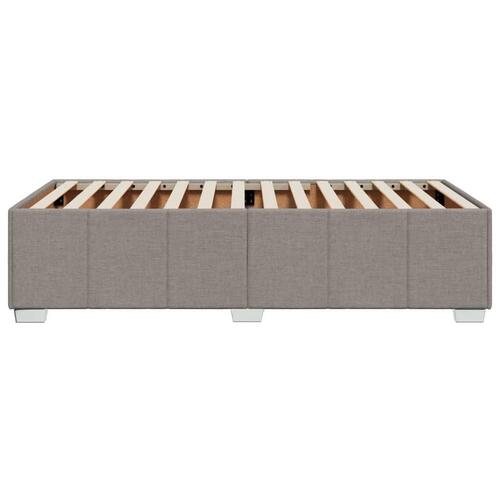 Sengeramme uden madras 90x200 cm stof gråbrun