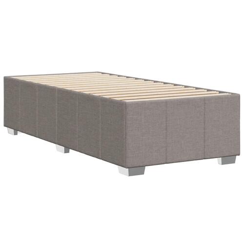 Sengeramme uden madras 90x200 cm stof gråbrun