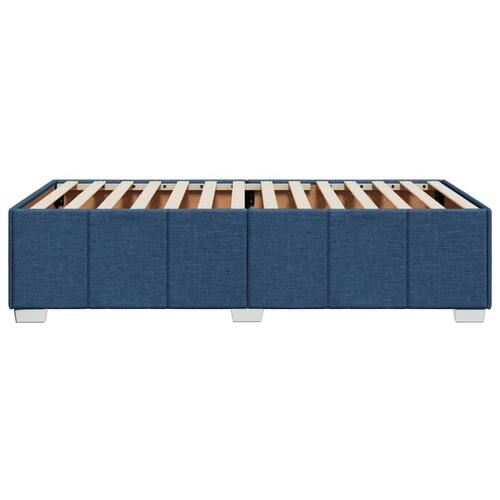 Sengeramme uden madras 100x200 cm stof blå