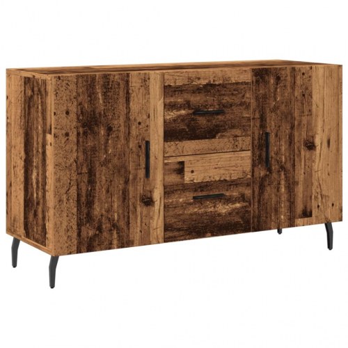 Skænk 100×36×60 cm i konstrueret træ - gammelt træ-look