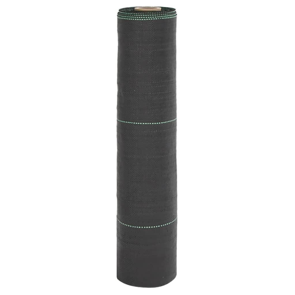 Ukrudtsdug 0,5×25 m PP sort