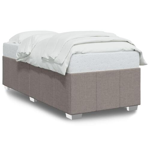 Sengeramme uden madras 80x200 cm stof gråbrun
