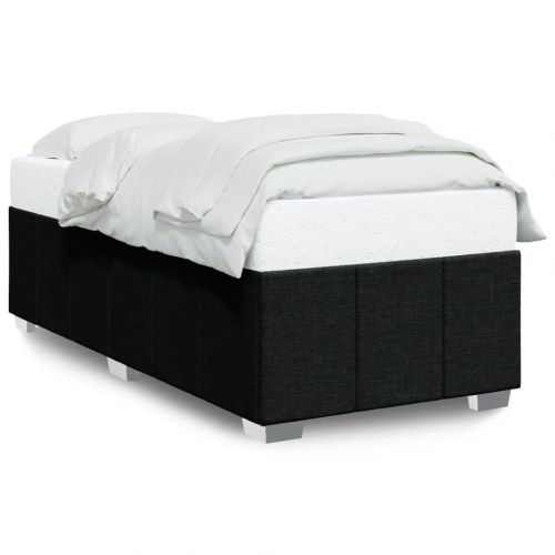 Sengeramme i stof 90 x 200 cm - sort
