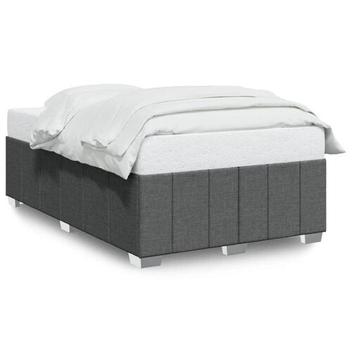Sengeramme uden madras 120x190 cm stof enkeltseng Mørkegrå