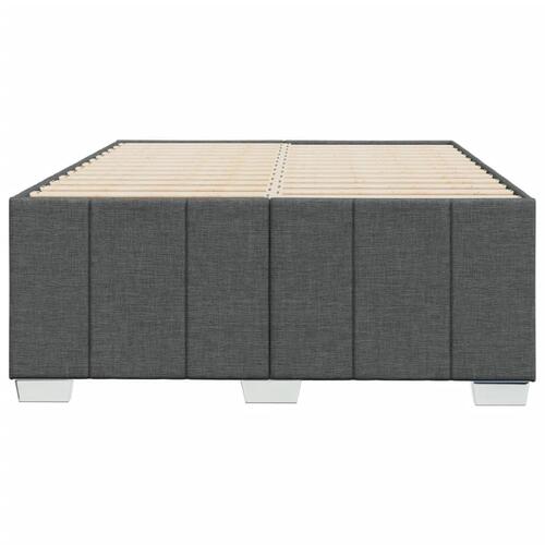 Sengeramme uden madras 120x190 cm stof enkeltseng Mørkegrå