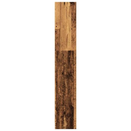 Bogreol 40x24x143 cm konstrueret træ antikt træ