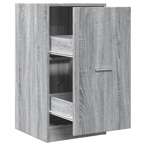 Apotekerskab 40x41x77,5 cm konstrueret træ grå sonoma-eg