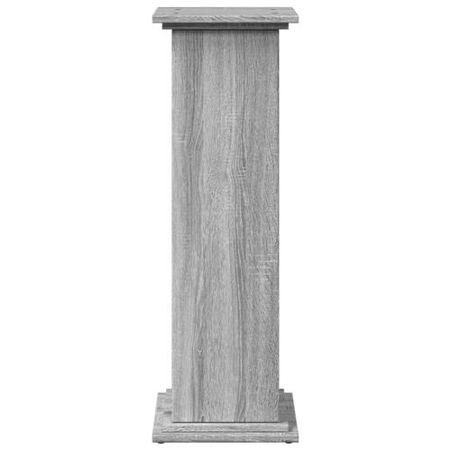 Piedestal med opbevaring 31x30x90 cm konstrueret træ