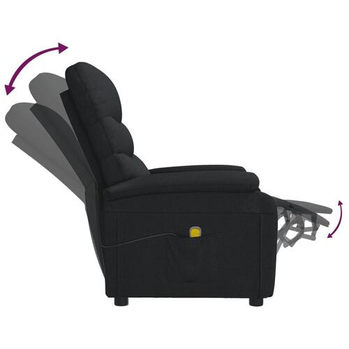Massagestol stof sort