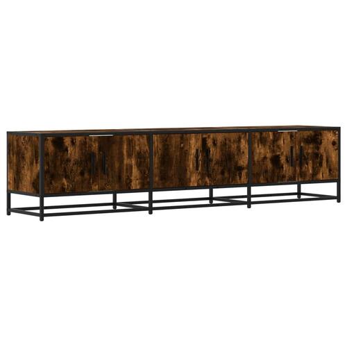 Tv-bord 180x35x41 cm konstrueret træ røget egetræsfarve