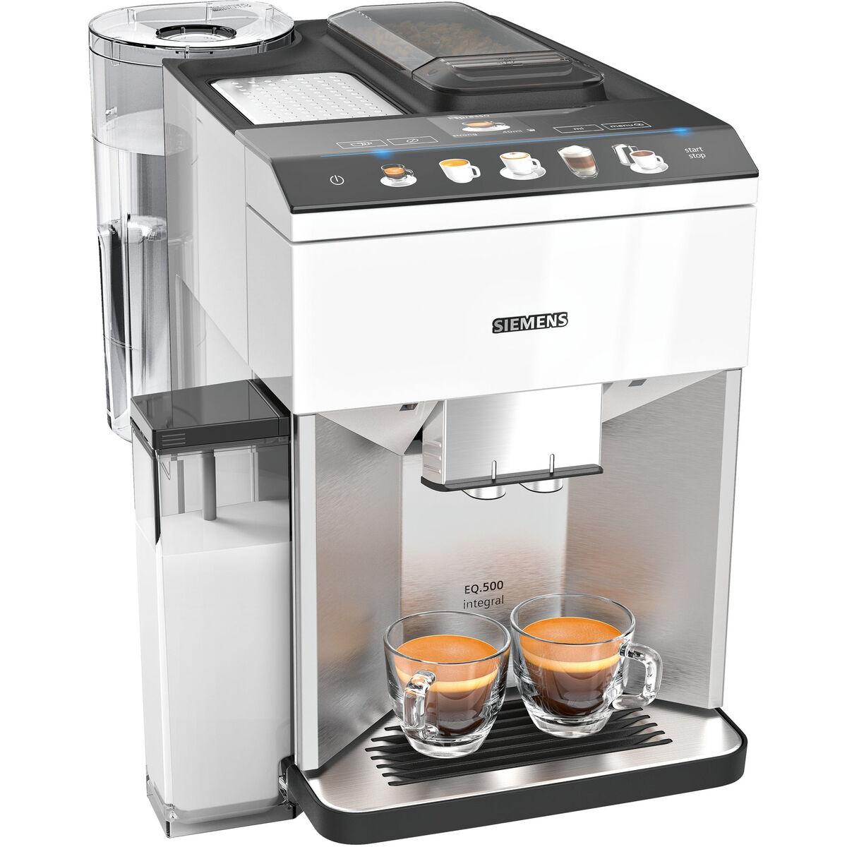 Superautomatisk kaffemaskine Siemens AG TQ507R02 Hvid 1500 W 15 bar 2 Skodelice 1,7 L