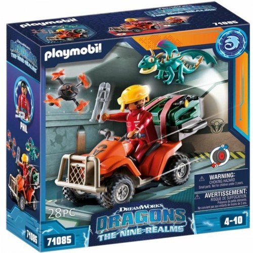 Legetøjsfigur Playmobil Dragons 71085 - Drage playset (28 dele)