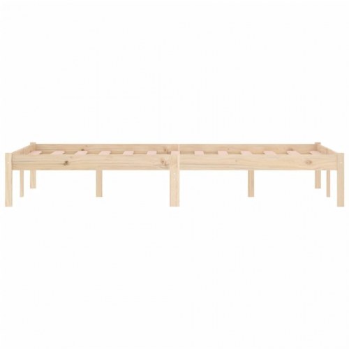 Sengeramme i massivt fyrretræ 137 x 190 cm - uden madras