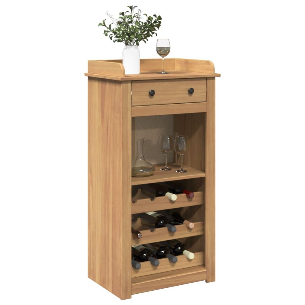 Vinskab Panama 57x40x111 Massivt Fyrretræ
