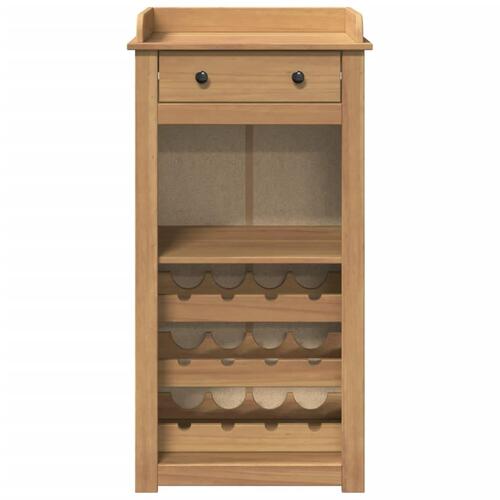 Vinskab Panama 57x40x111,5 cm massivt fyrretræ