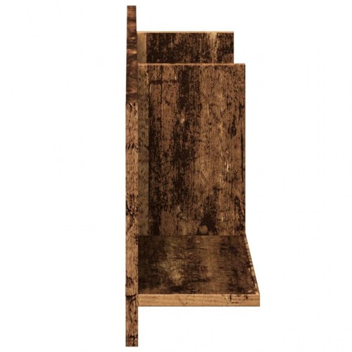 Vægskab 100 x 16,5 x 30 cm - antikt træ