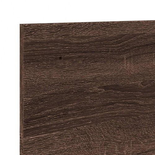 Vægskab 100 x 16,5 x 30 cm - brun egetræsfarve