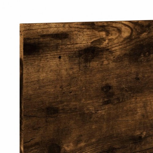 Vægskab 100 x 16,5 x 30 cm - røget egetræsfarve