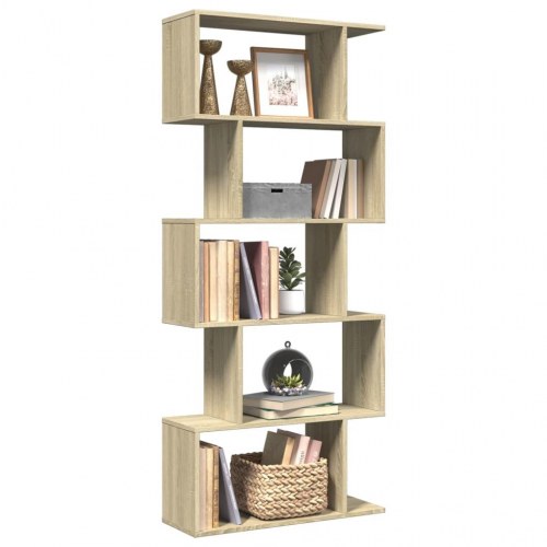 Bogreol/rumdeler 70 x 24 x 161 cm - sonoma-eg