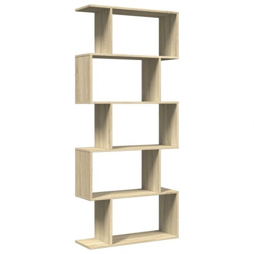 Bogreol/rumdeler 70 x 24 x 161 cm - sonoma-eg