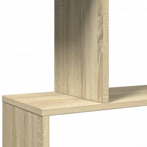 Bogreol/rumdeler 70x24x129 cm 4 niveauer konstrueret træ