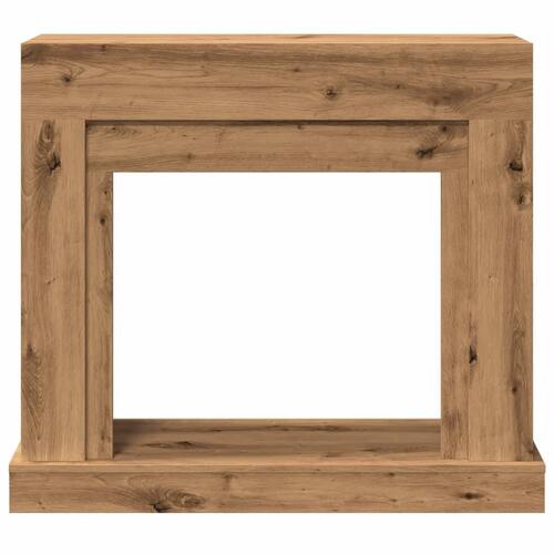 Forsats til pejs 100x30x87,5 cm konstrueret træ kunsteg
