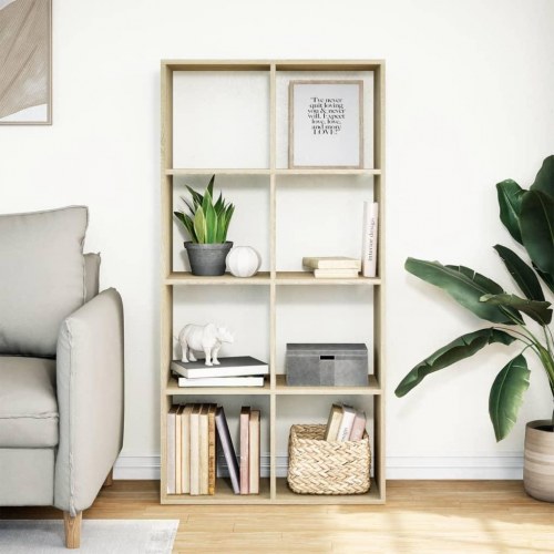 Bogreol/rumdeler 69,5 x 29 x 137,5 cm - sonoma-eg