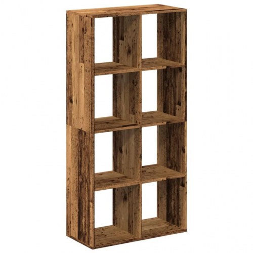 Bogreol som rumdeler 69,5 x 29 x 137,5 cm - antikt træ