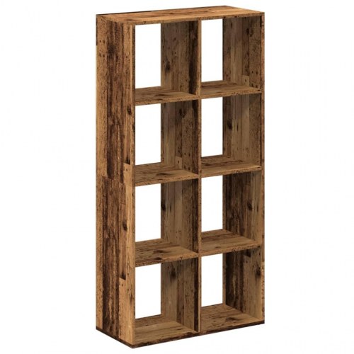Bogreol som rumdeler 69,5 x 29 x 137,5 cm - antikt træ