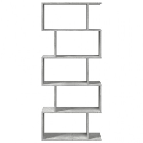Bogreol/rumdeler 5 niveauer 70 x 24 x 161 cm - betongrå