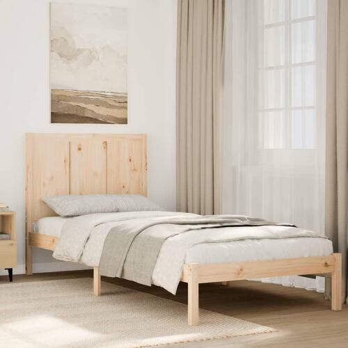 Ekstra lang sengeramme uden madras 90x210 cm massivt træ
