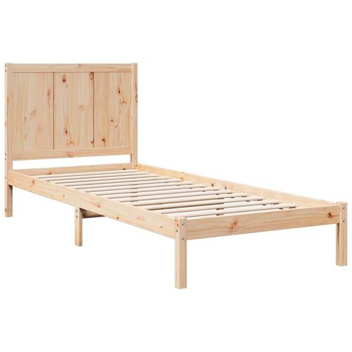 Ekstra lang sengeramme uden madras 90x210 cm massivt træ